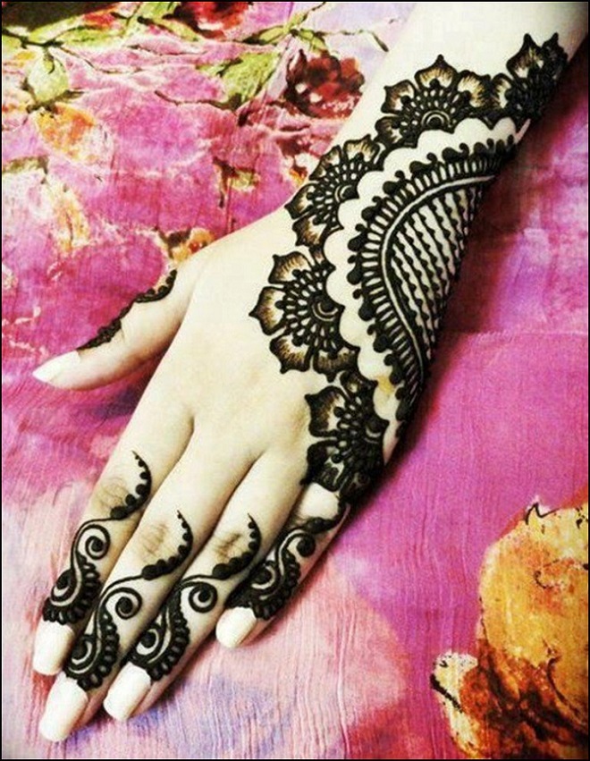 floral mehandi design